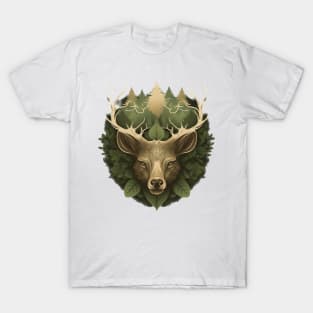 Nature Lover Deer Bear - Designs for a Green Future and Hunters T-Shirt